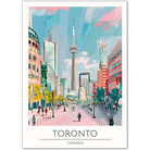 Toronto Art Print – Iconic Canadian Skyline and Urban Landscape