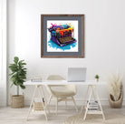 Vibrant Paint Splash Classic Typewriter Art Print 2