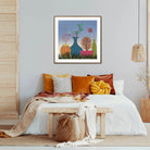 Colourful Vases Abstract Wall Art Print