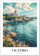 Victoria Coastal Views: Elegant British Columbia Art Print