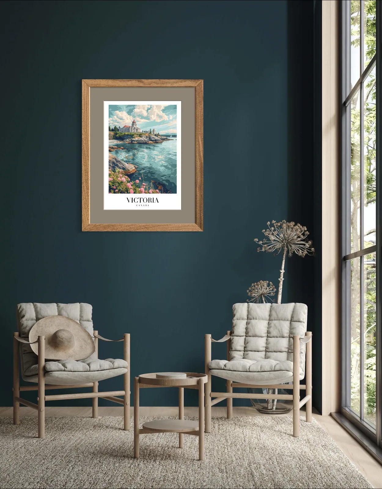 Victoria Coastal Views: Elegant British Columbia Art Print