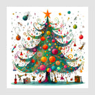 Vibrant Explosion of Festive Cheer Art Print 1